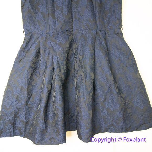New! City Chic Ornate Dress in black lace and navy jacquard,‎ plus size 24 - Picture 15 of 16